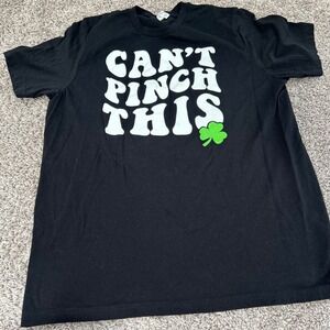 Bella + Canvas 2XL Cant Pinch This St Patricks‎ Day Black T Shirt